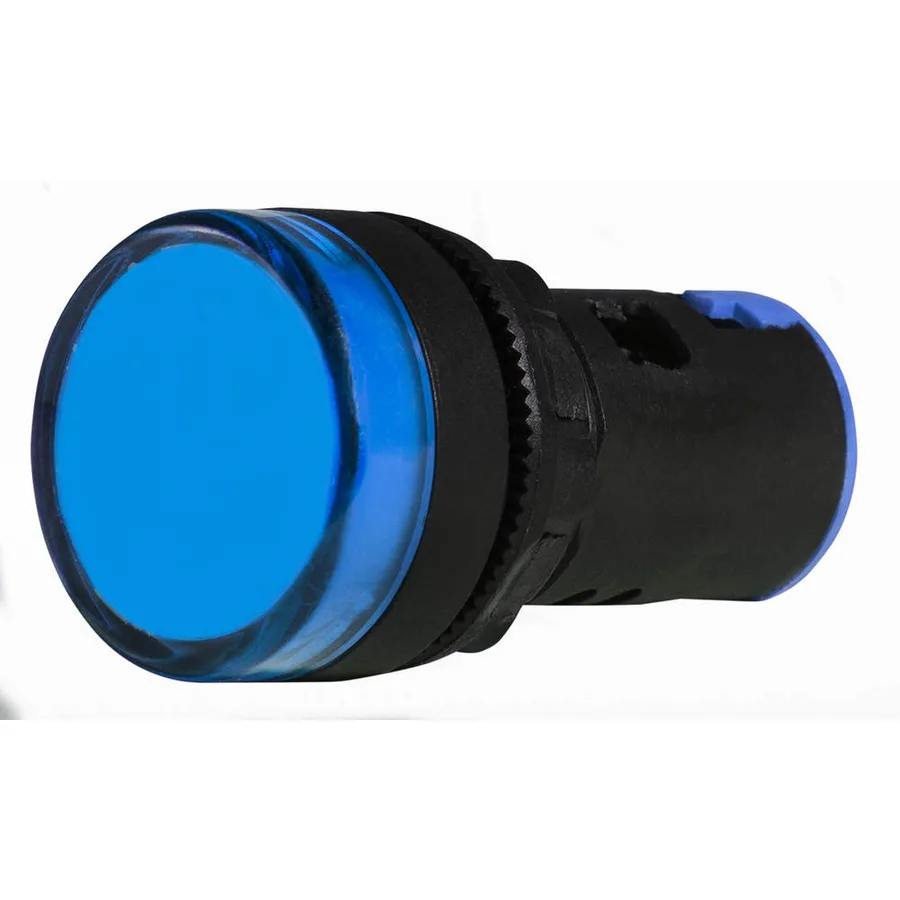 Сигнальна арматура AD22-22DS синя 12V АC/DC