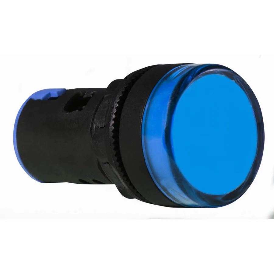 Сигнальна арматура AD22-22DS синя 12V АC/DC
