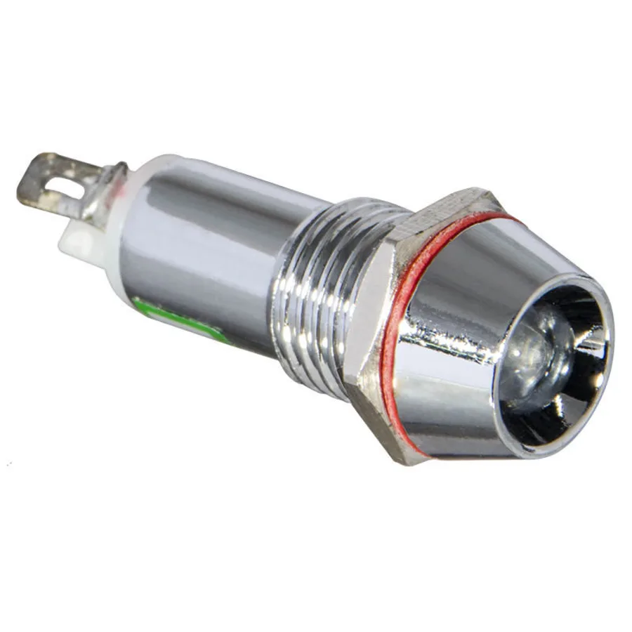 Сигнальна арматура AD22C-10 біла 24V AC/DC