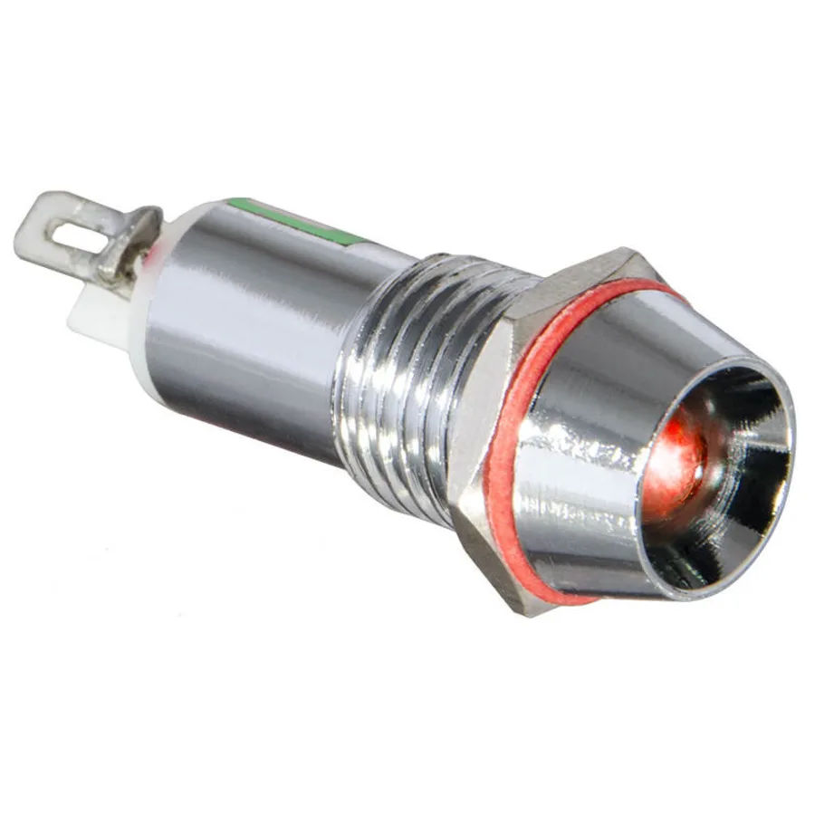 Сигнальна арматура AD22C-10 червона 24V AC/DC