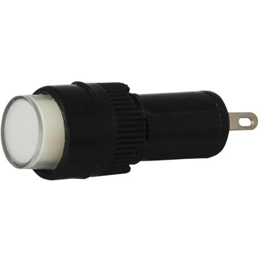 Сигнальна арматура AD22E-10DS біла 220V АC