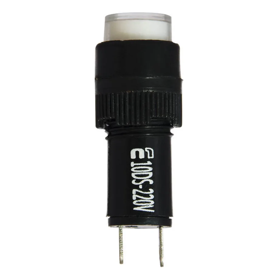 Сигнальна арматура AD22E-10DS біла 220V АC
