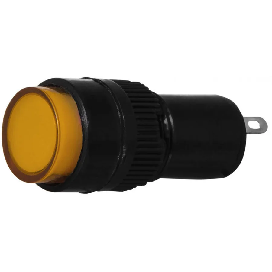Сигнальна арматура AD22E-10DS жовта 220V АC