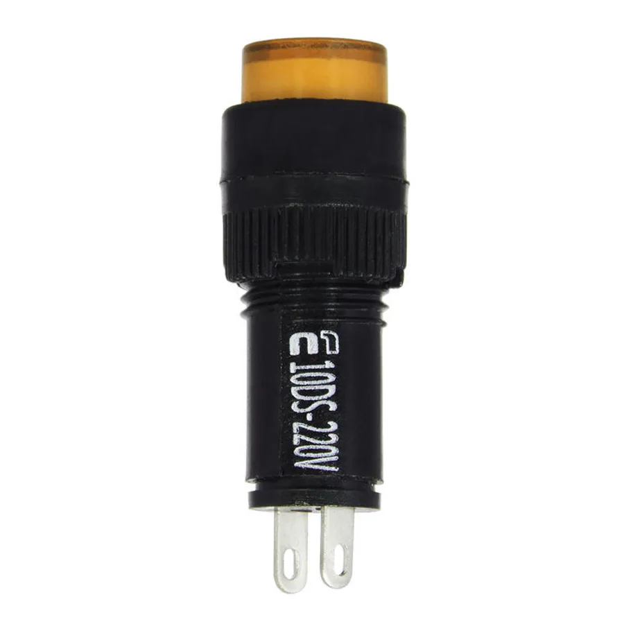 Сигнальна арматура AD22E-10DS жовта 220V АC