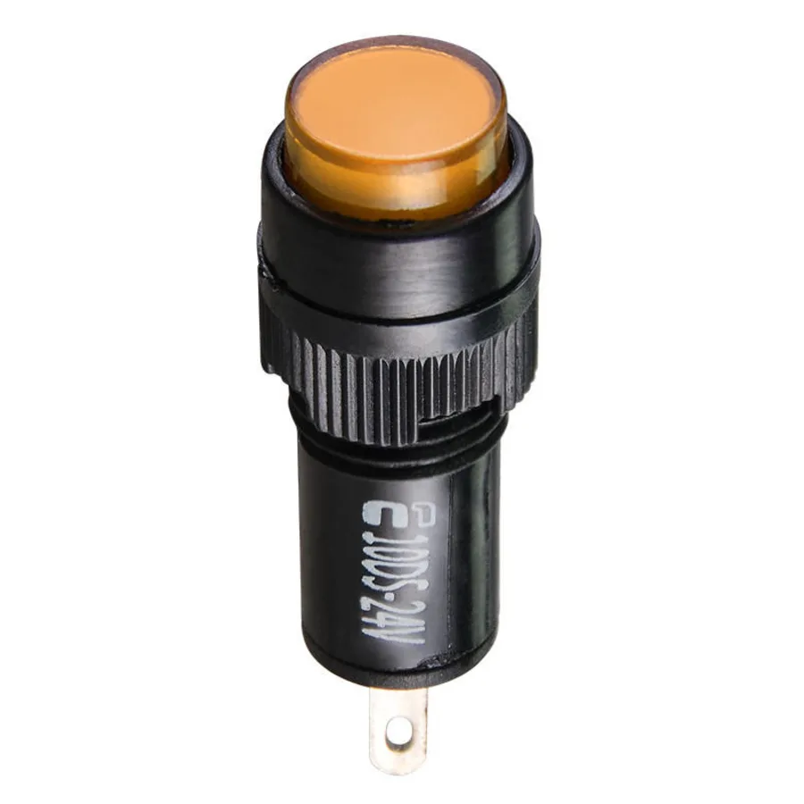 Сигнальна арматура AD22E-10DS жовта 24V АC/DC