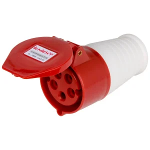 Силова розетка переносна e.socket.pro.5.16, 5п., 380В, 16А (215)