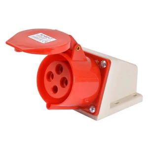 Силова розетка стаціонарна e.socket.pro.4.32, 4п., 380В, 32А (124)