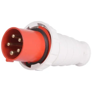Силова вилка переносна e.plug.pro.5.63, 5п., 380В, IP 67, 63А (035)