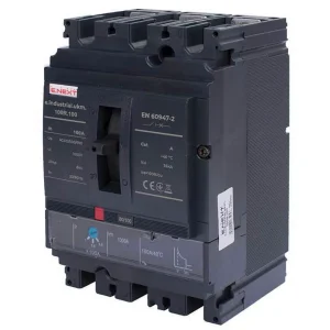 Силовий автоматичний вимикач e.industrial.ukm.100R.100 з регулюванням, 3р, 100А