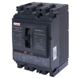 Силовий автоматичний вимикач e.industrial.ukm.100R.40 з регулюванням, 3р, 40А