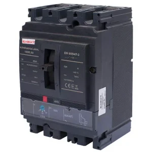 Силовий автоматичний вимикач e.industrial.ukm.100R.50 з регулюванням, 3р, 50А