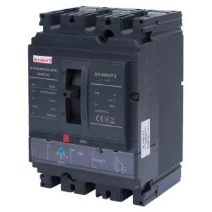 Силовий автоматичний вимикач e.industrial.ukm.100R.63 з регулюванням, 3р, 63А