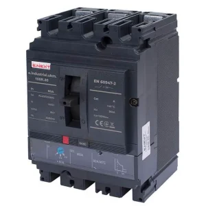 Силовий автоматичний вимикач e.industrial.ukm.100R.80 з регулюванням, 3р, 80А