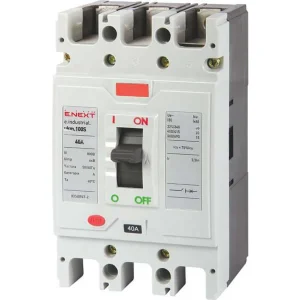 Силовий автоматичний вимикач e.industrial.ukm.100S.40, 3р, 40А