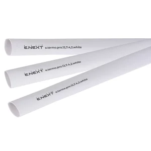 Термоусаджувальна трубка з клейовим шаром e.termo.pro.12,7.4,2.white, 12,7/4,2, 1м, біла