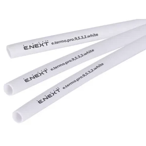 Термоусаджувальна трубка з клейовим шаром e.termo.pro.9,5.3,2.white, 9,5/3,2, 1м, біла