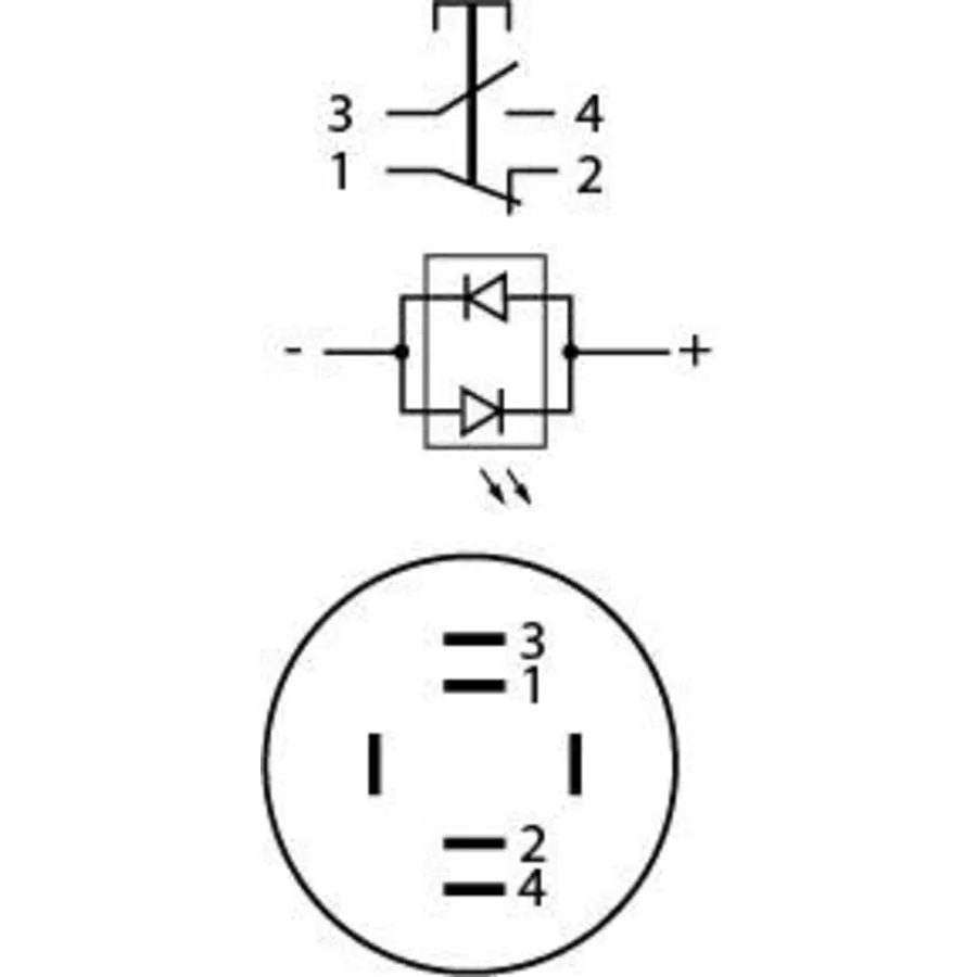 TYJ 22-271 Кнопка металева пласка з підсвічуванням, 1NO+1NC, червона 24V.