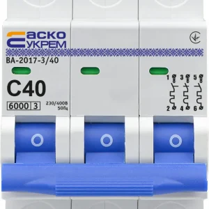 ВА-2017/C 3р  40А АСКО