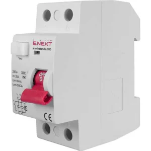Вимикач диференційного струму e.rccb.stand.2.25.10 2р, 25А, 10mA