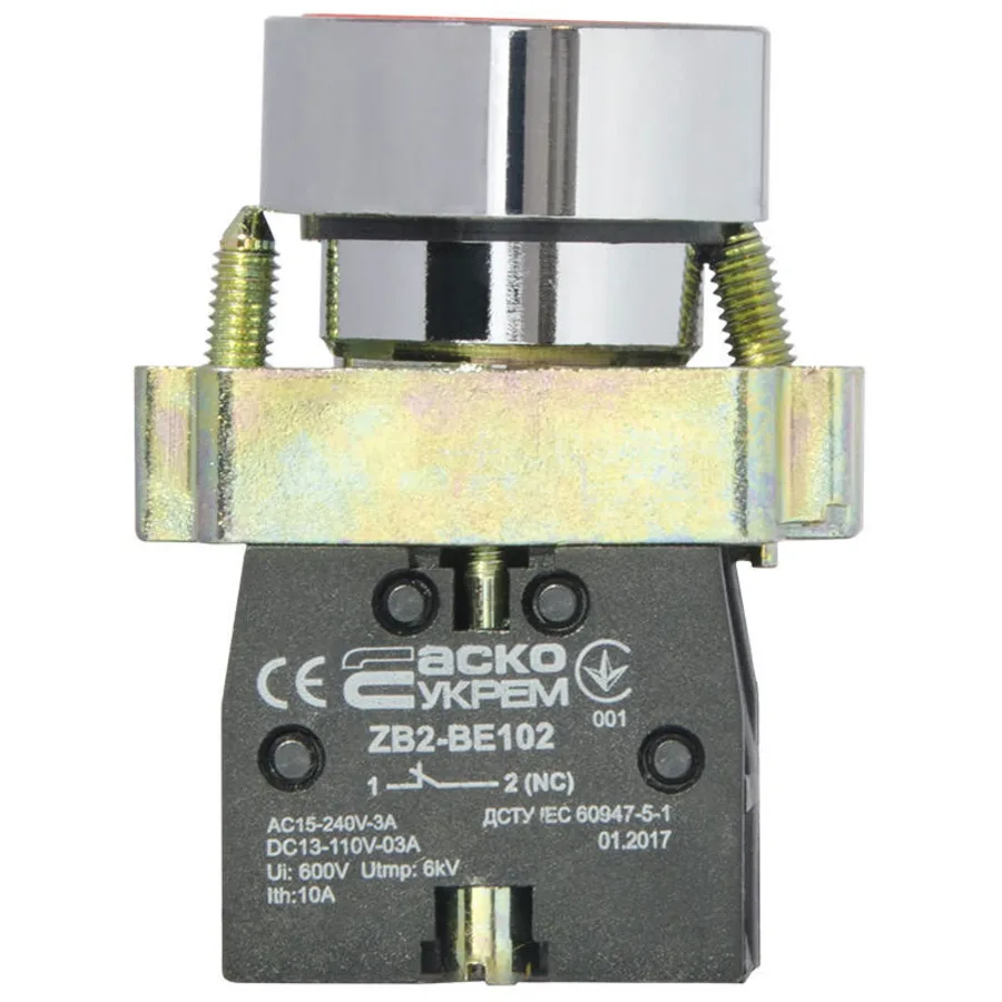XB2-BA42 Кнопка "Стоп" червона