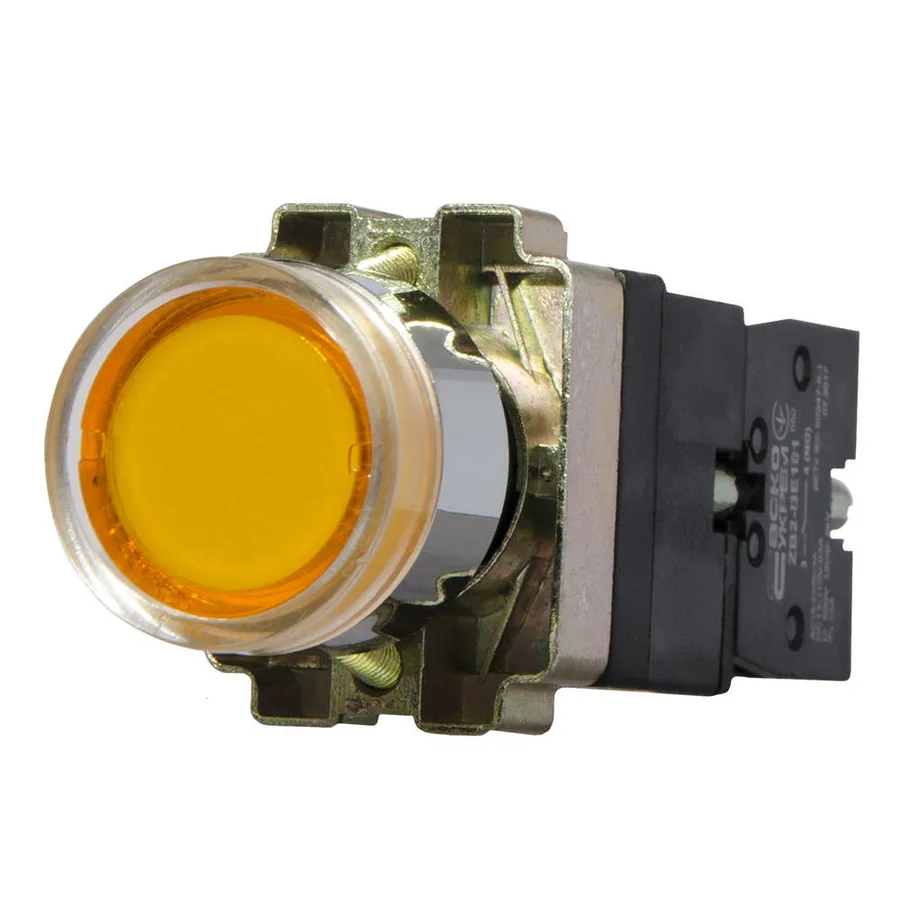 XB2-BW3571 Кнопка з підсвічуванням жовта