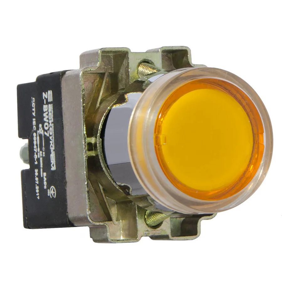 XB2-BW3571 Кнопка з підсвічуванням жовта