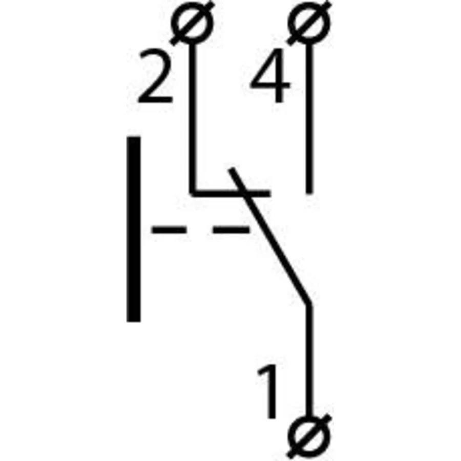 XB2-ЕA155 Кнопка "Старт" жовта (NO+NC)