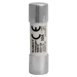 Запобіжник плавкий e.fuse.gpv.1038.10, 10x38, gPV, 10A, 1000VDC, 20kA
