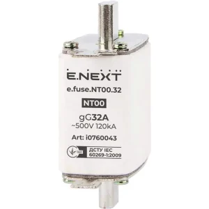 Запобіжник плавкий e.fuse.NT00.32, габарит 00, 32А