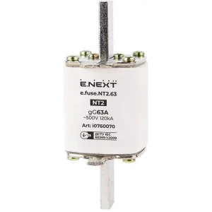 Запобіжник плавкий e.fuse.NT2.63, габарит 2, 63А