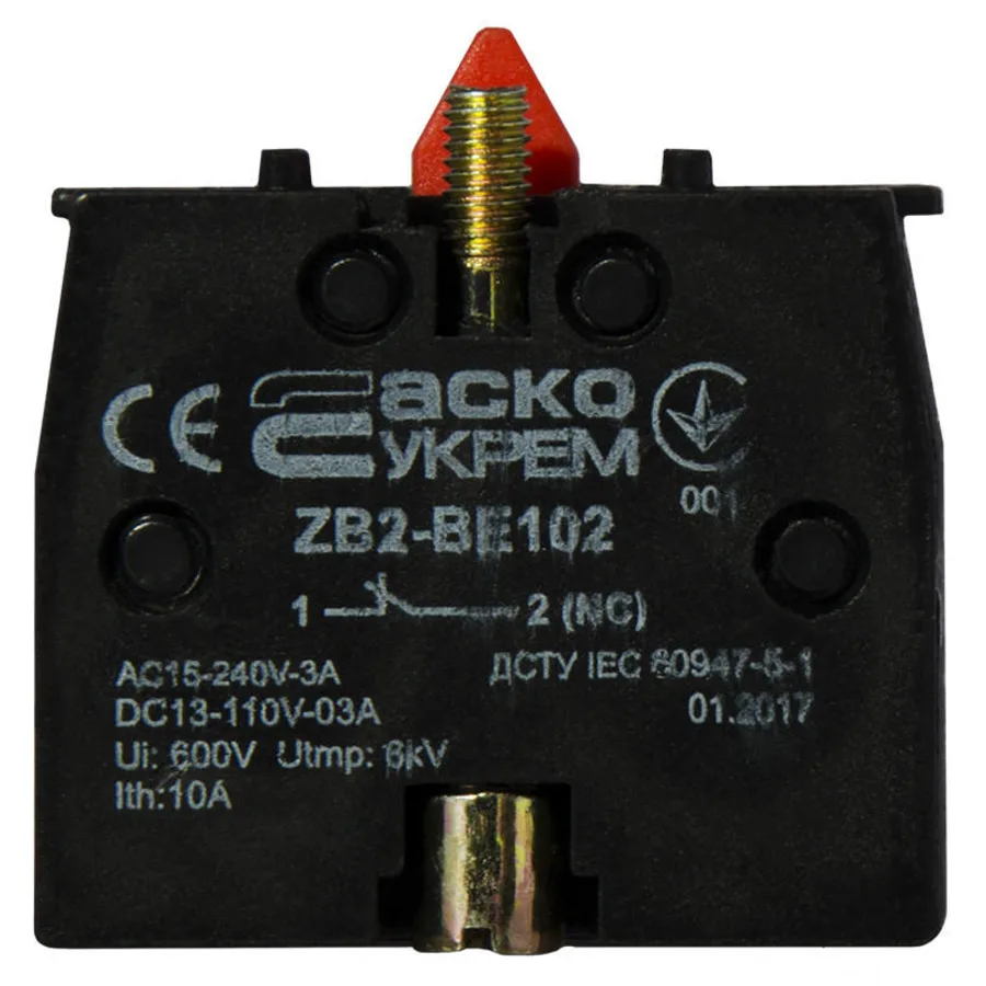 ZB2-BE102 NС Контакт до кнопок ХB2