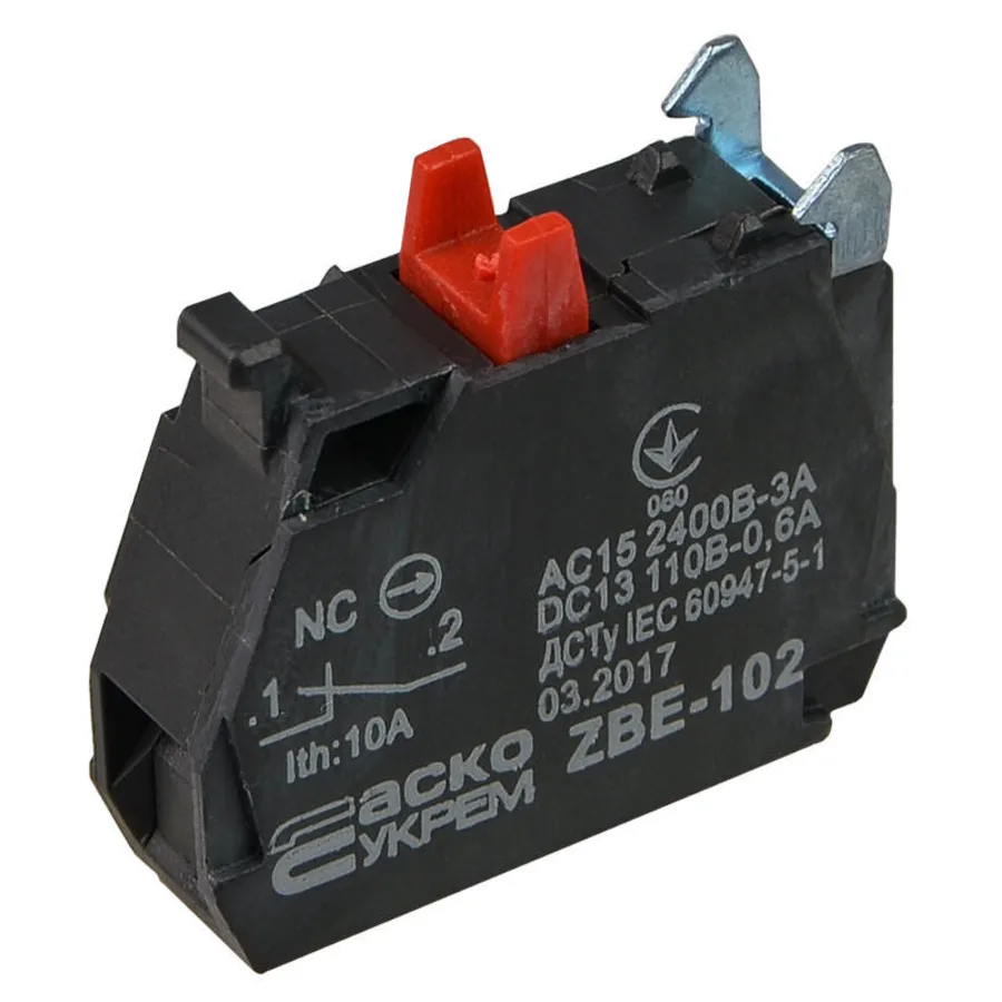 ZBE-102 N/C Контакт для кнопок TB5